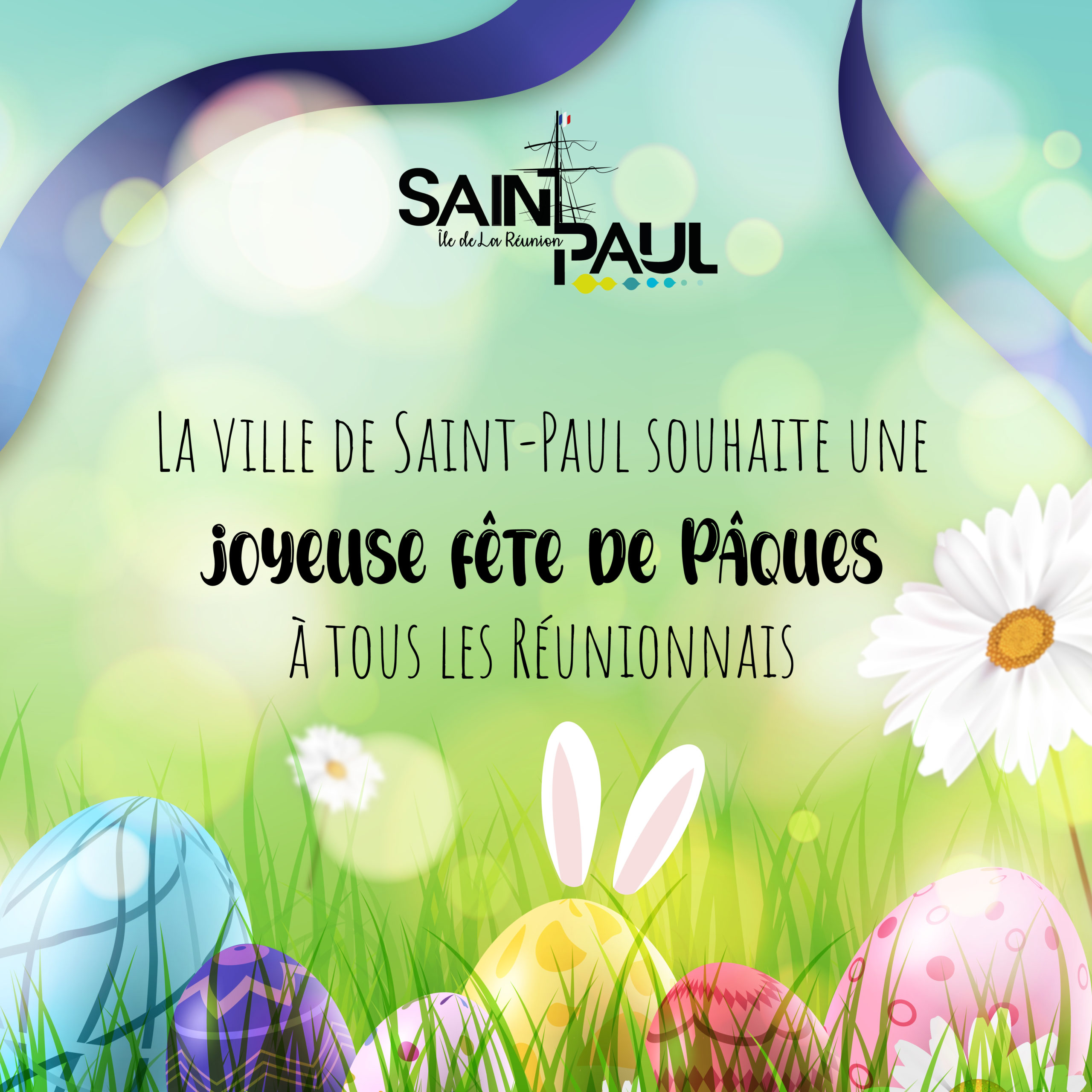 Joyeuses Pâques à tous les Réunionnais ! - Ville de Saint-Paul