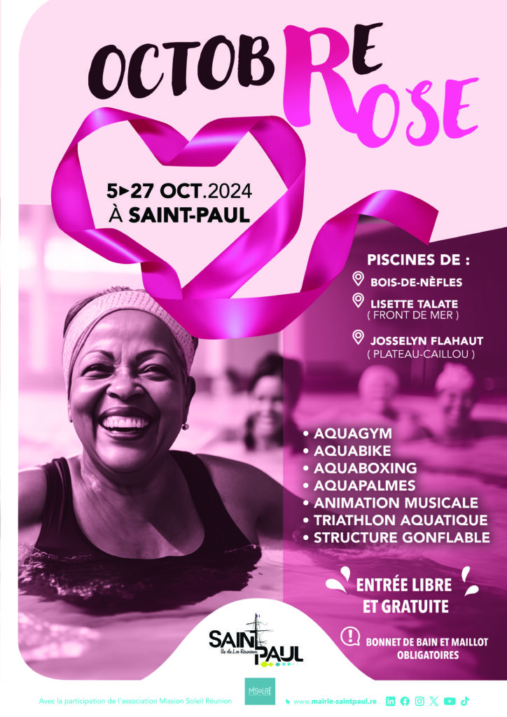 Octobre Rose : animations service des aires nautiques